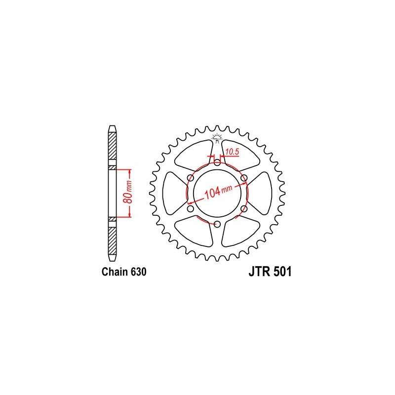 Ketten Rad JT 39T, 630