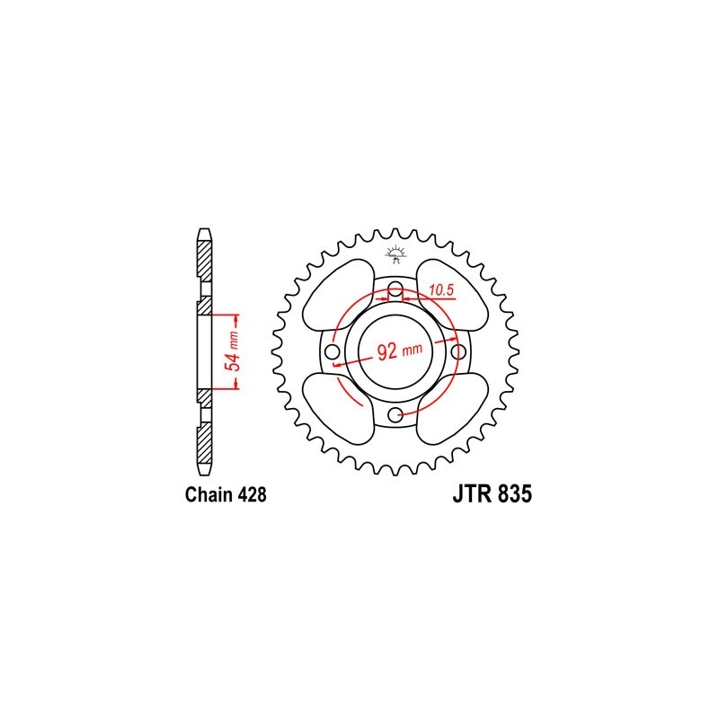 Ketten Rad JT 48T, 428