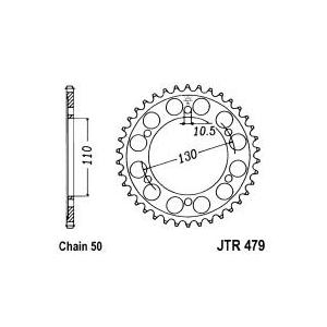 Ketten Rad JT JTR 479-46 46T, 530