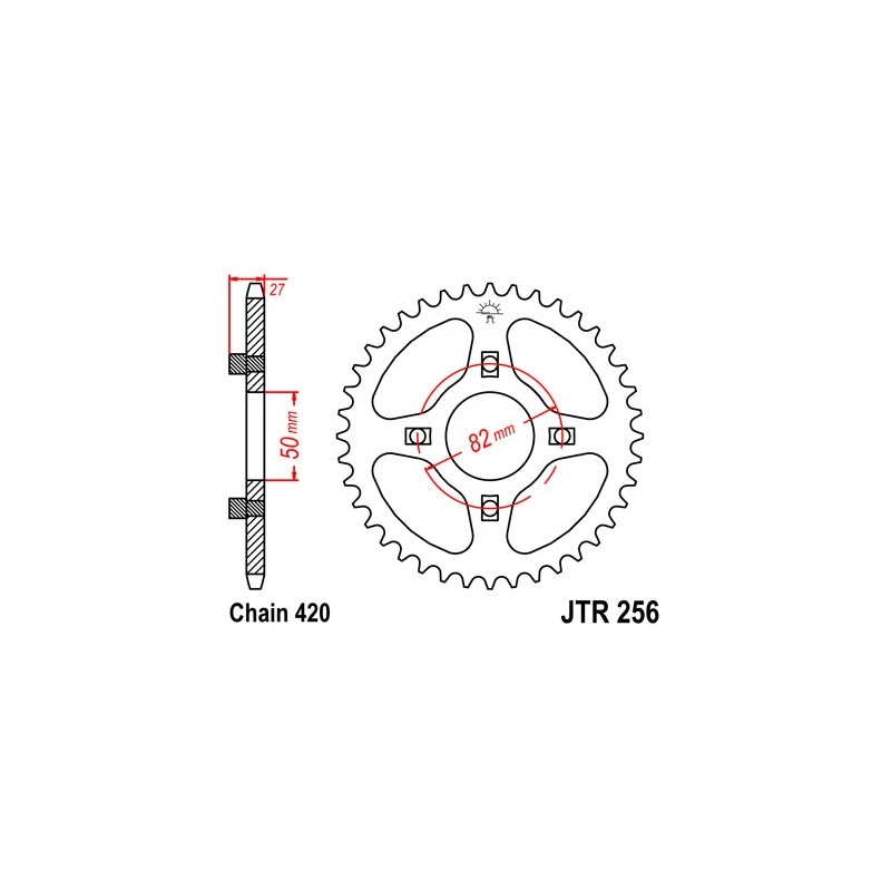 Ketten Rad JT 36T, 420