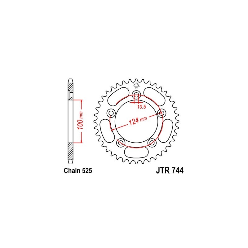 Ketten Rad JT 38T, 525