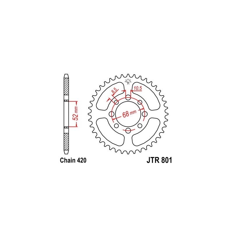 Ketten Rad JT 30T, 420