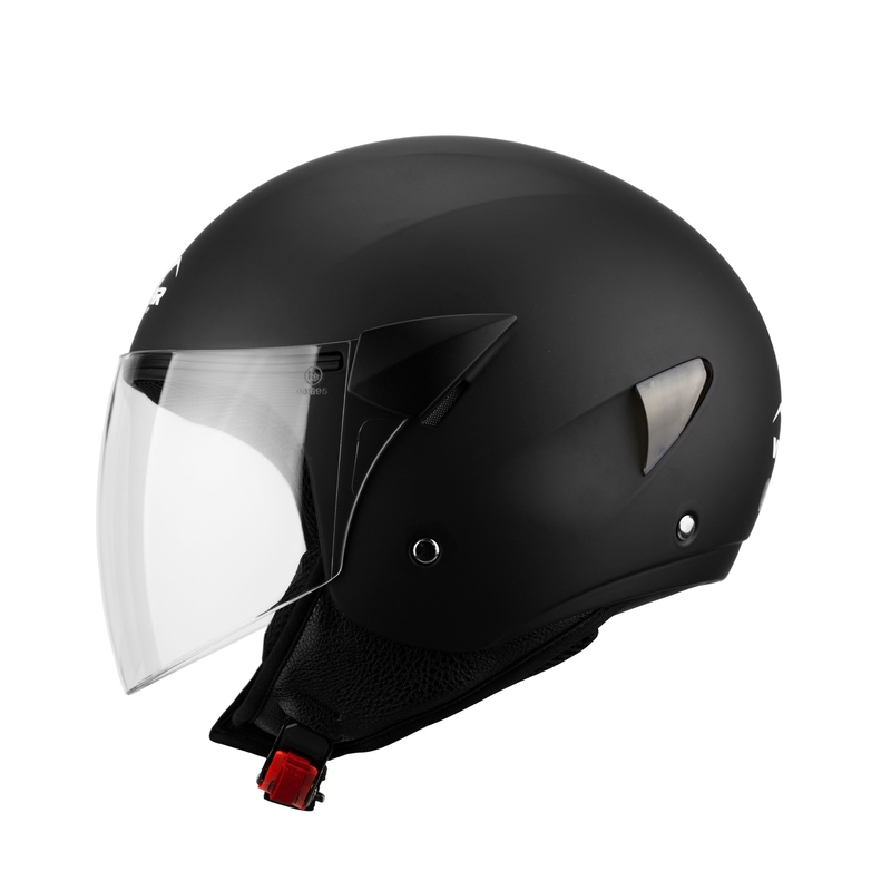 Offener Helm Vemar VH69 schwarz matt