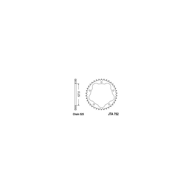 Ketten Rad JT 39T, 525