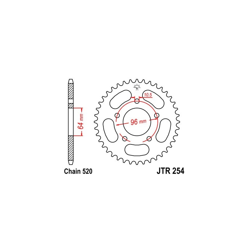 Ketten Rad JT 37T, 520