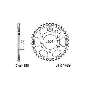 Ketten Rad JT JTR 1489-46 46T, 525
