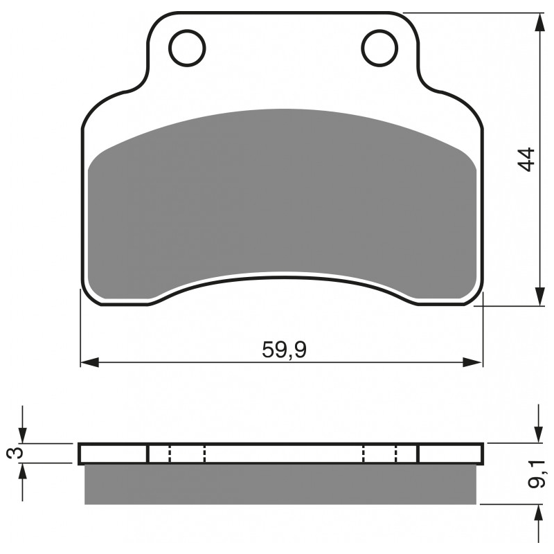 Bremsbeläge GOLDFREN AD  STREET