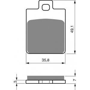 Bremsbeläge GOLDFREN 137 AD