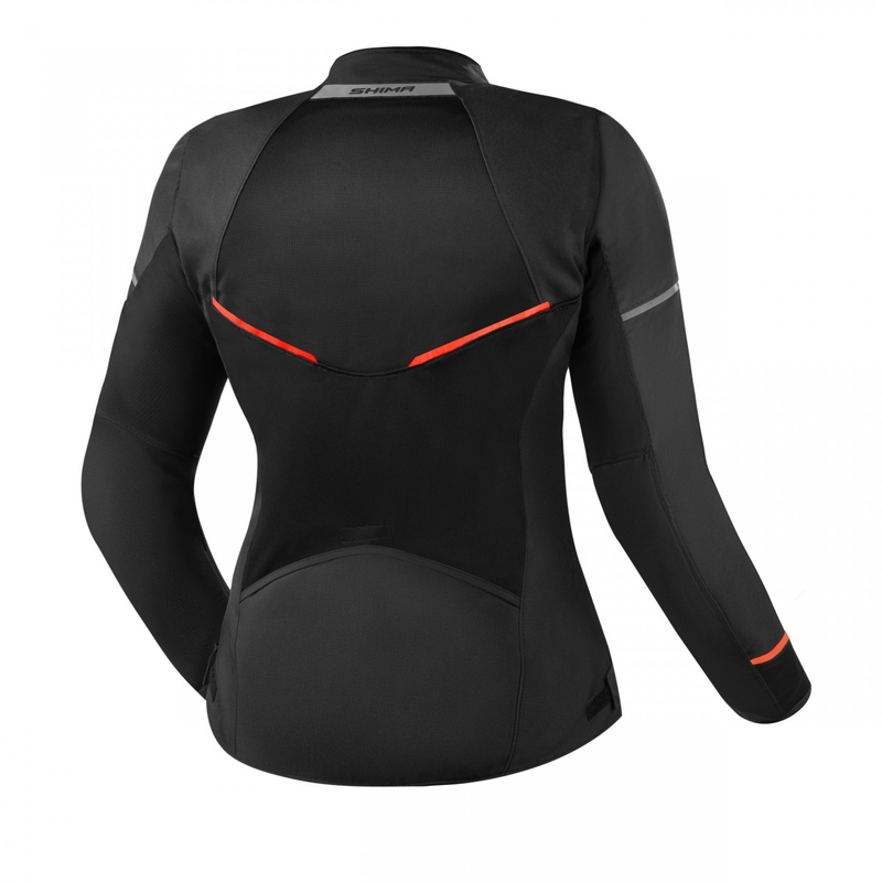 Damen Motorradjacke Shima X-MESH 2.0 schwarz-rot