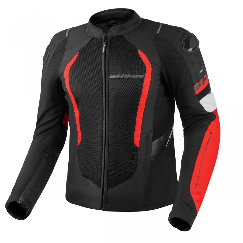 Motorradjacke Shima MESHPRO 2.0 schwarz-rot