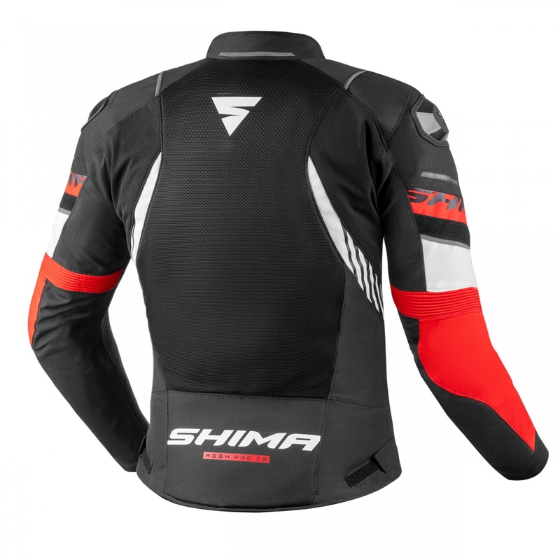 Motorradjacke Shima MESHPRO 2.0 schwarz-rot