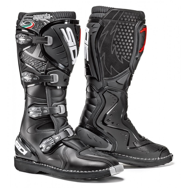 Motorradstiefel SIDI AGUEDA schwarz-schwarz