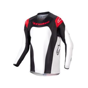 Kinder Motocross Trikot Alpinestars Racer Ocuri 2024 rot, weiß und schwarz