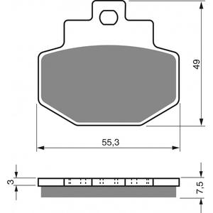 Bremsbeläge GOLDFREN 186 S3