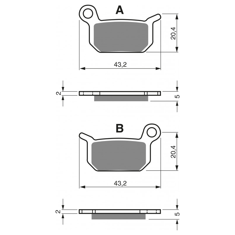 Bremsbeläge GOLDFREN S3