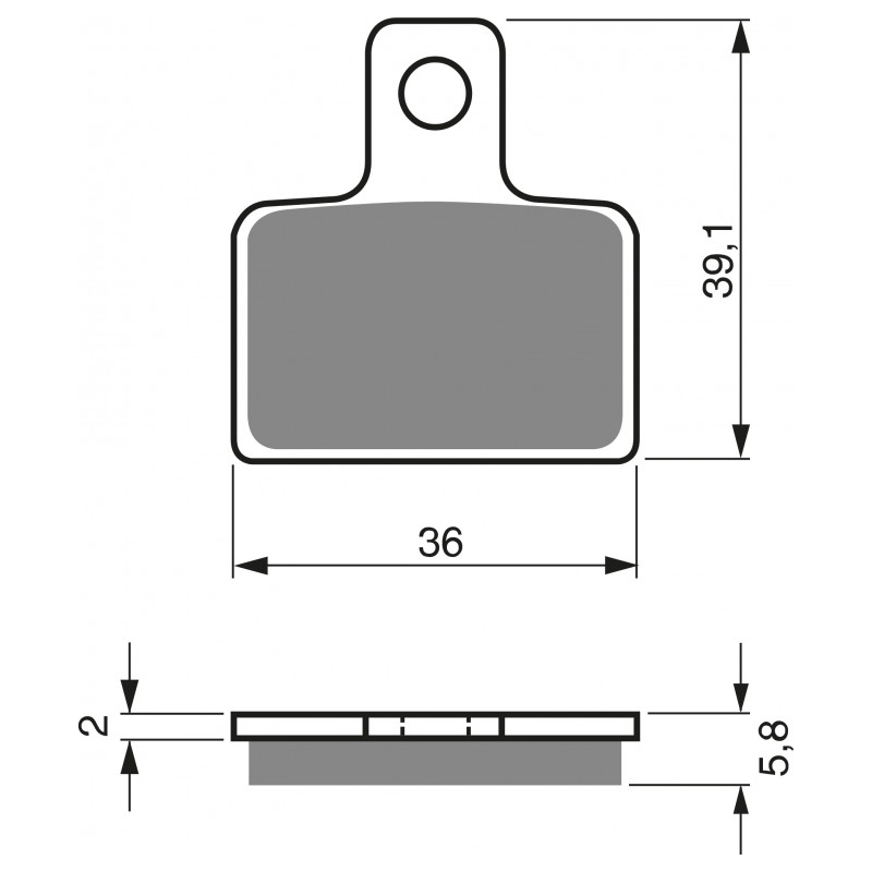 Bremsbeläge GOLDFREN K5