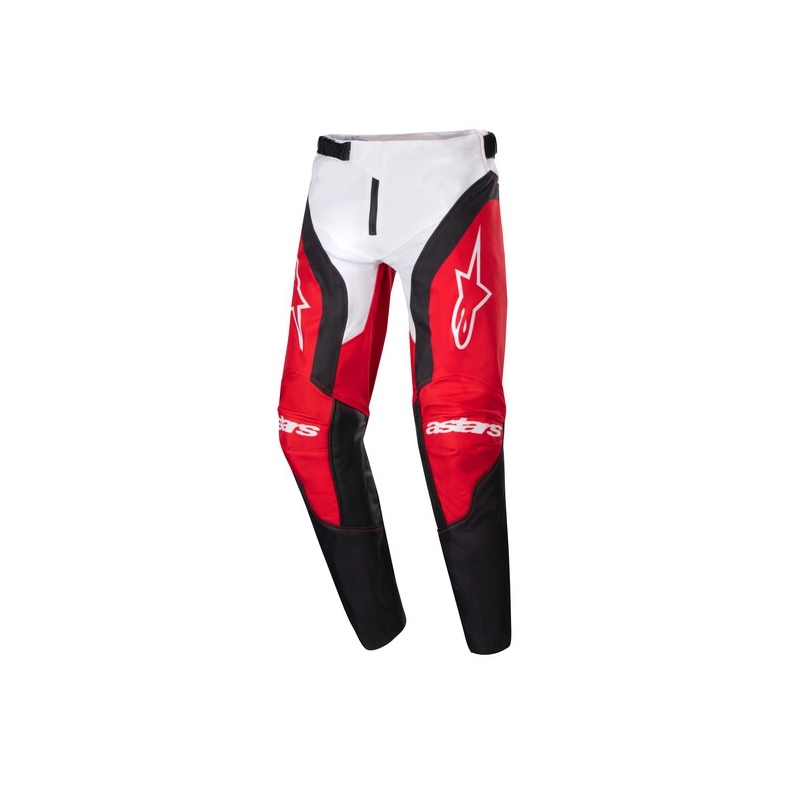 Alpinestars Racer Ocuri 2024 Kinder Motocross-Hose Rot, Weiß und Schwarz
