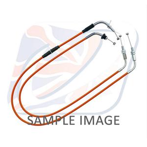 Throttle cables (pair) Venhill H02-4-081-OR featherlight orange