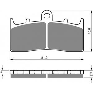 Bremsbeläge GOLDFREN 194 AD  STREET