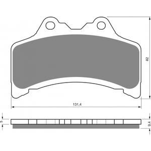Bremsbeläge GOLDFREN 204 S3