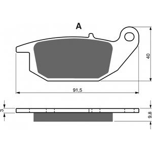 Bremsbeläge GOLDFREN 221 S3