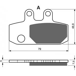 Bremsbeläge GOLDFREN 223 AD  OFF-ROAD FRONT