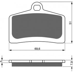 Bremsbeläge GOLDFREN 233 S3