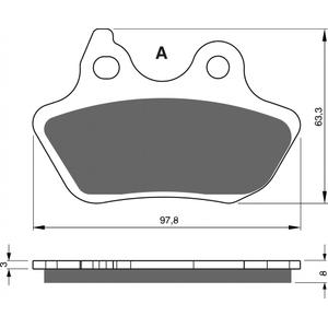 Bremsbeläge GOLDFREN 244 S3