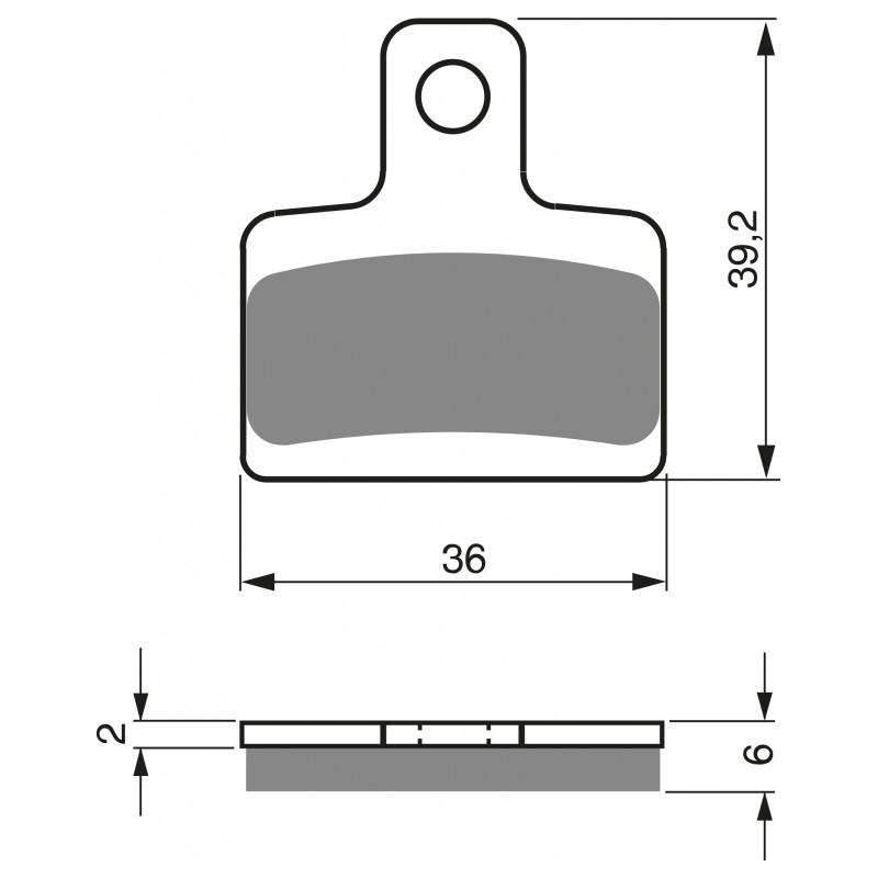 Bremsbeläge GOLDFREN K5