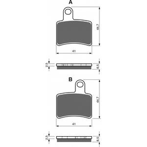 Bremsbeläge GOLDFREN 228 S33 OFF-ROAD REAR