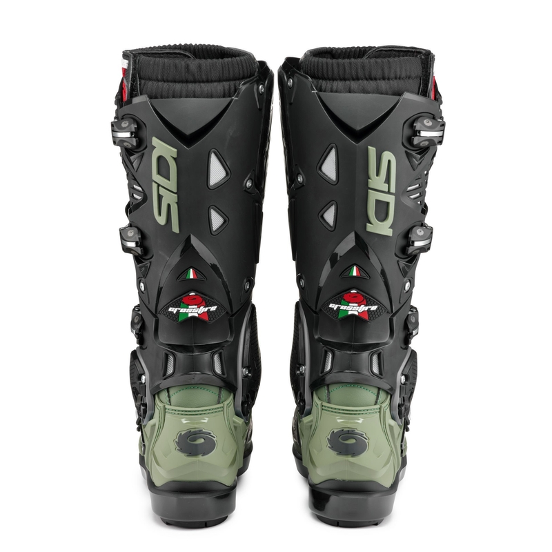 Motorradstiefel SIDI CROSSFIRE SRS grün-schwarz