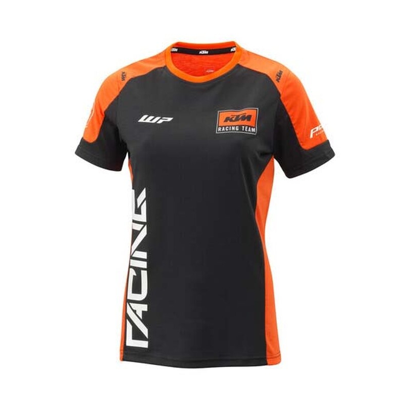 Damen-T-Shirt KTM Team schwarz-orange