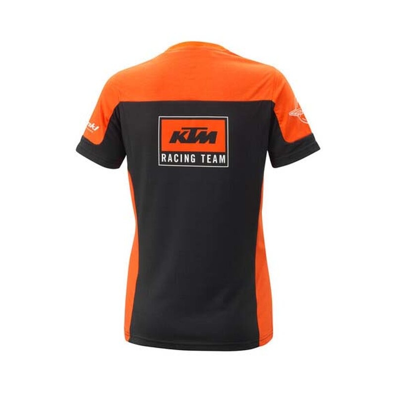 Damen-T-Shirt KTM Team schwarz-orange