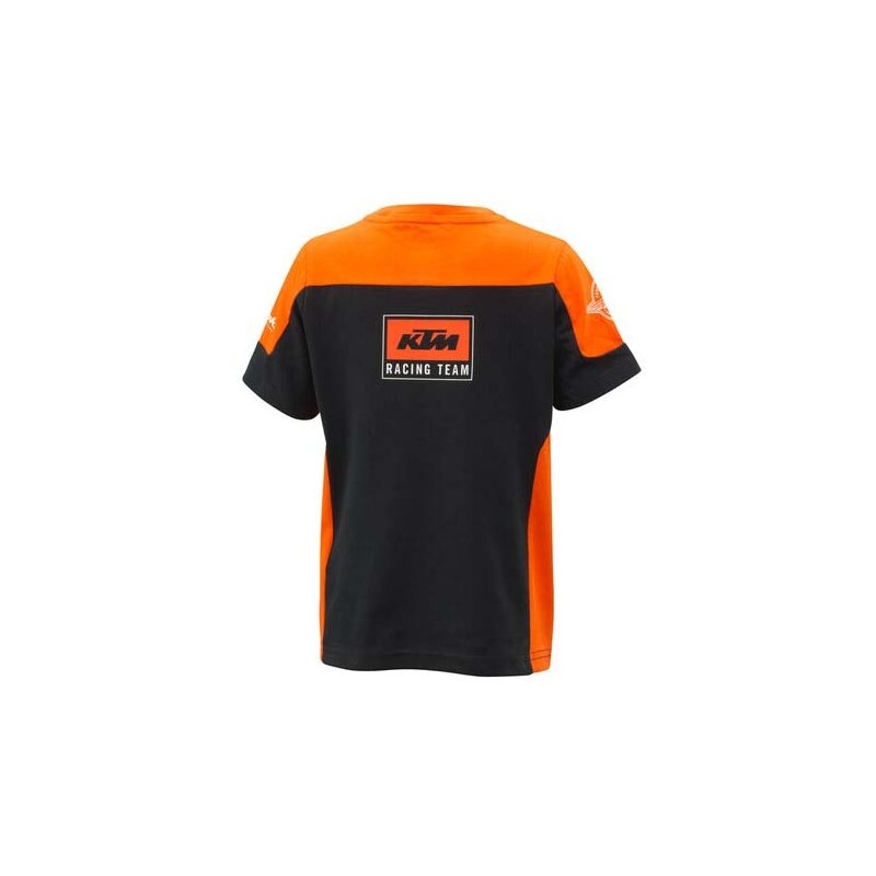Kinder-T-Shirt KTM Team schwarz-orange