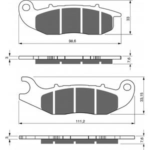 Bremsbeläge GOLDFREN 278 S3
