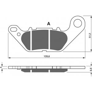 Bremsbeläge GOLDFREN 264 AD  STREET