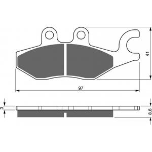 Bremsbeläge GOLDFREN 266 S3