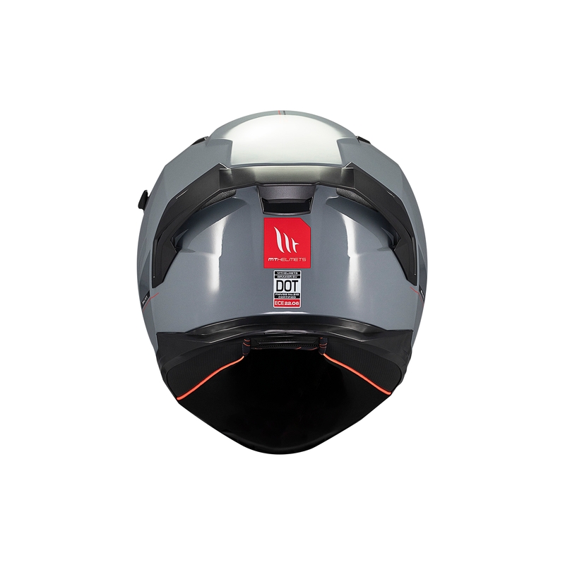 MT BRAKER SV SOLID A12 Integral Motorradhelm grau