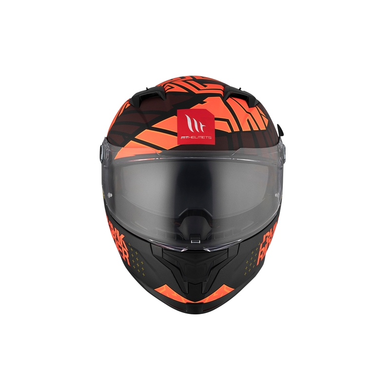 MT BRAKER SV PUNK RIDER B5 Integral Motorradhelm rot-schwarz