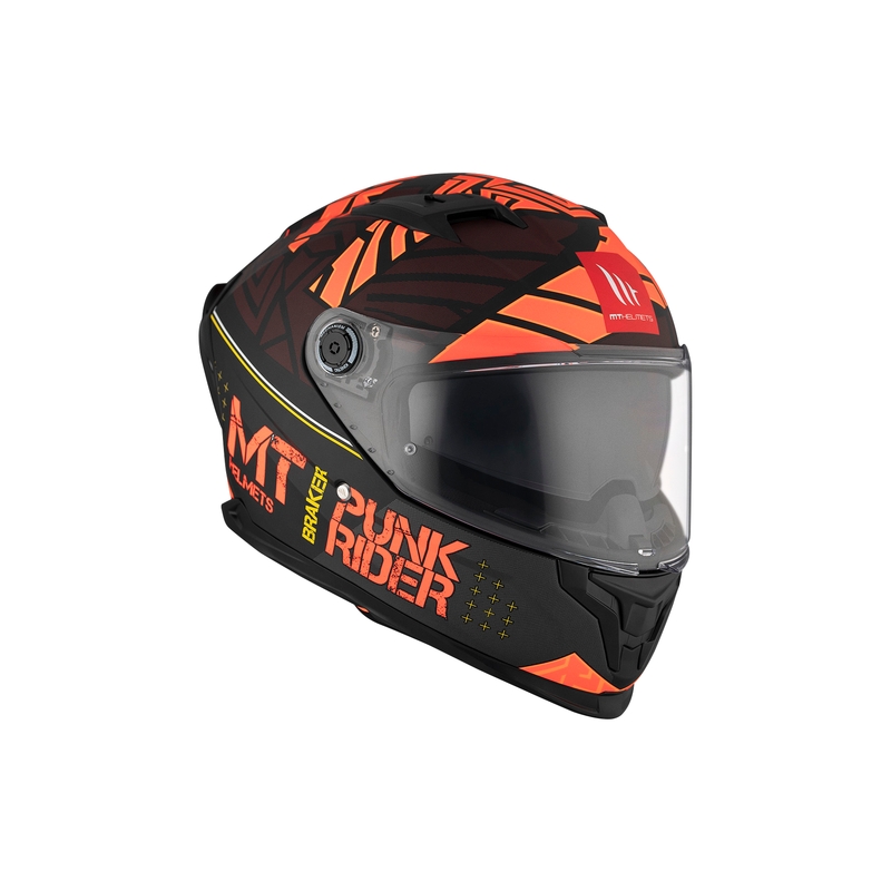 MT BRAKER SV PUNK RIDER B5 Integral Motorradhelm rot-schwarz