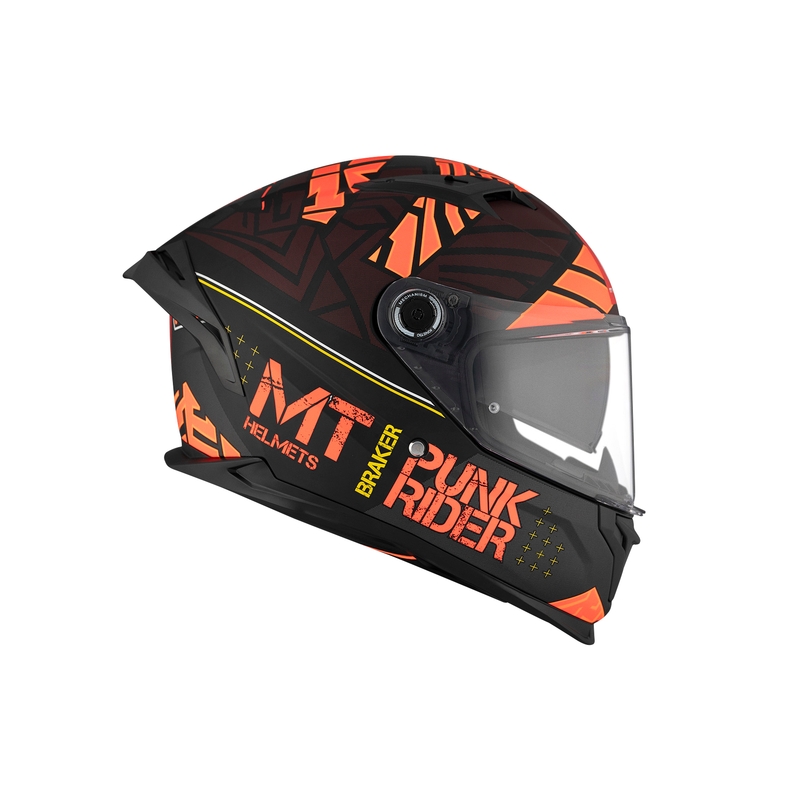 MT BRAKER SV PUNK RIDER B5 Integral Motorradhelm rot-schwarz