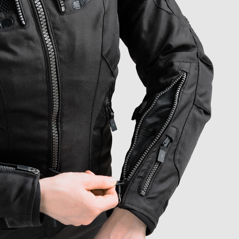 Damen Motorradjacke Rebelhorn Hiker IV schwarz