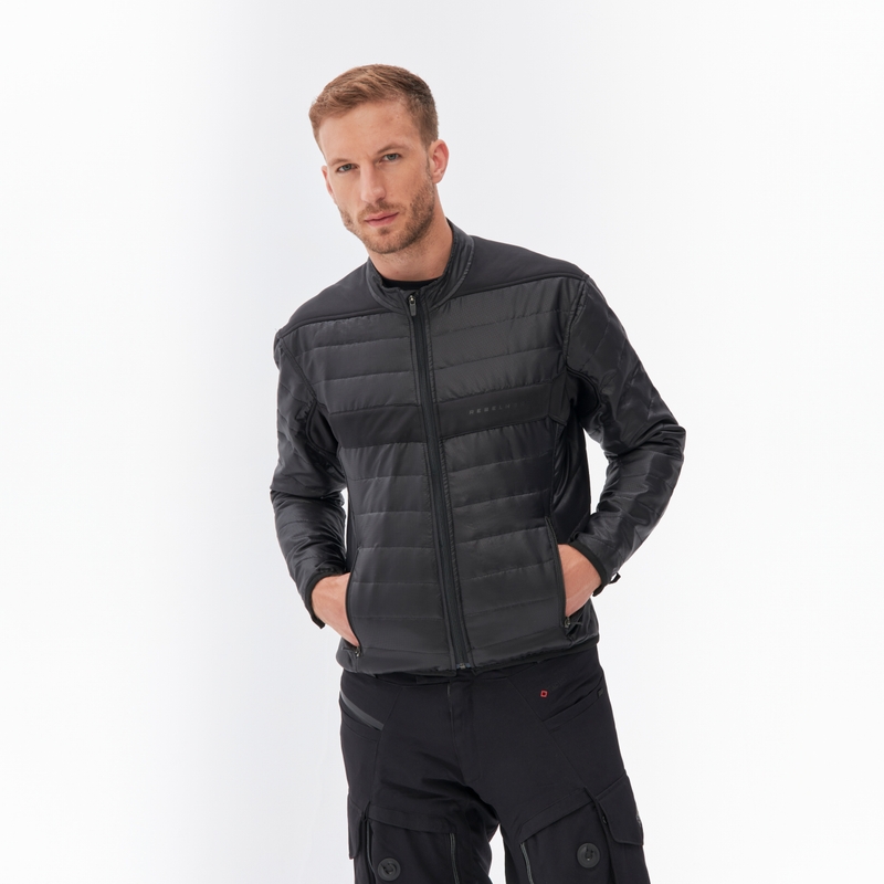 Rebelhorn Range Schwarze Motorradjacke
