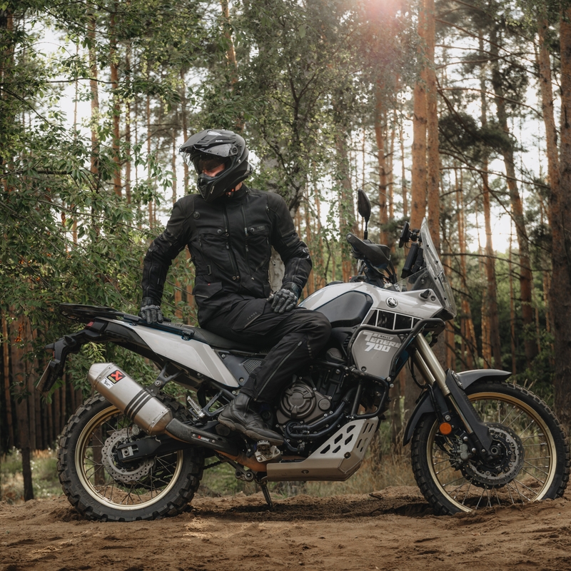 Rebelhorn Range Schwarze Motorradjacke