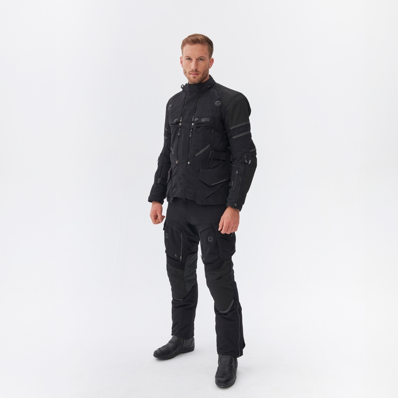 Rebelhorn Range Schwarze Motorradjacke