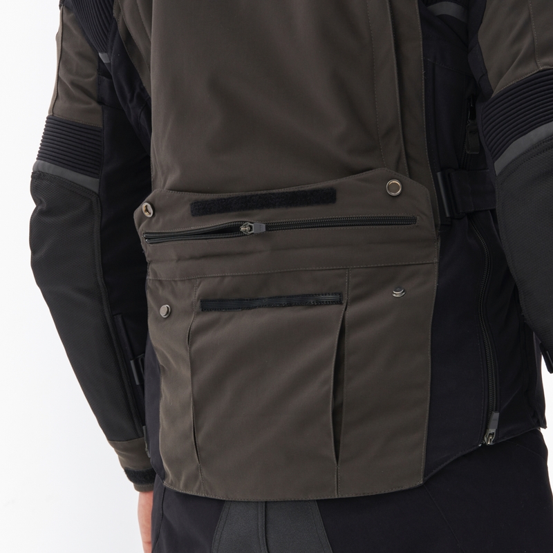 Rebelhorn Range anthrazit-schwarz-fluorgelbe Motorradjacke