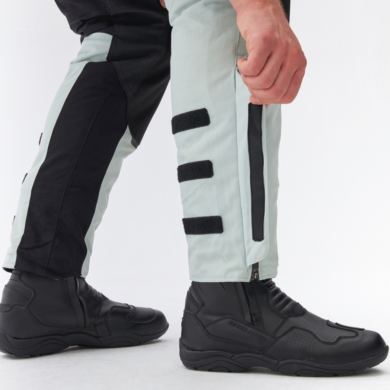 Rebelhorn Range Motorradhose grau-schwarz-rot