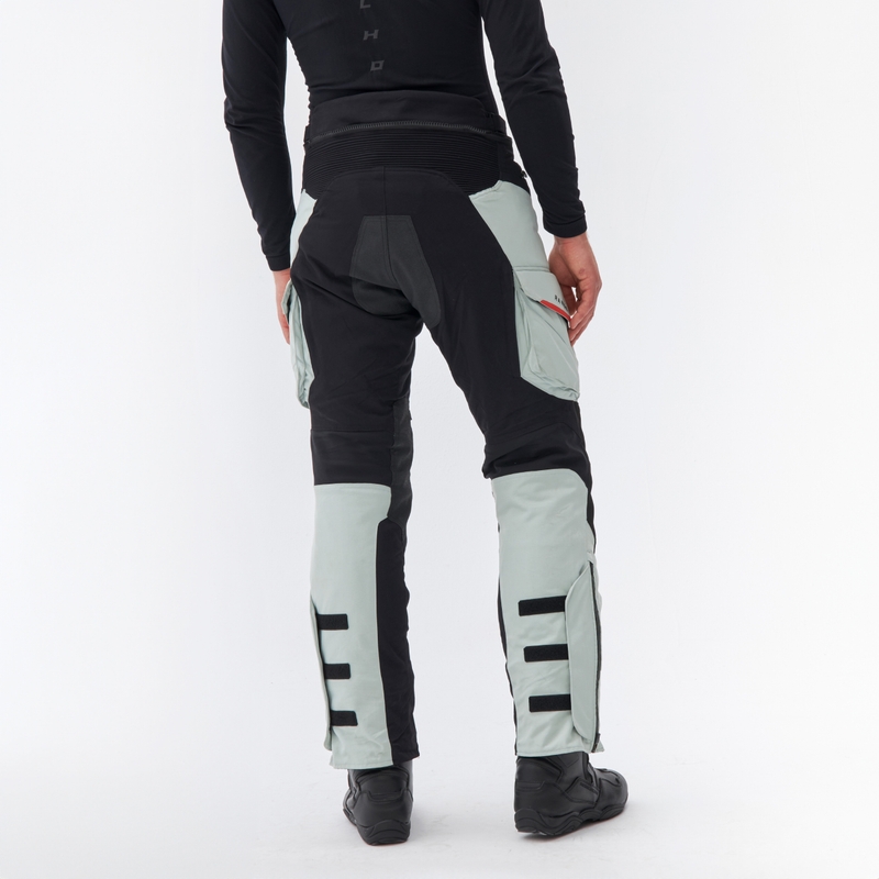 Rebelhorn Range Motorradhose grau-schwarz-rot
