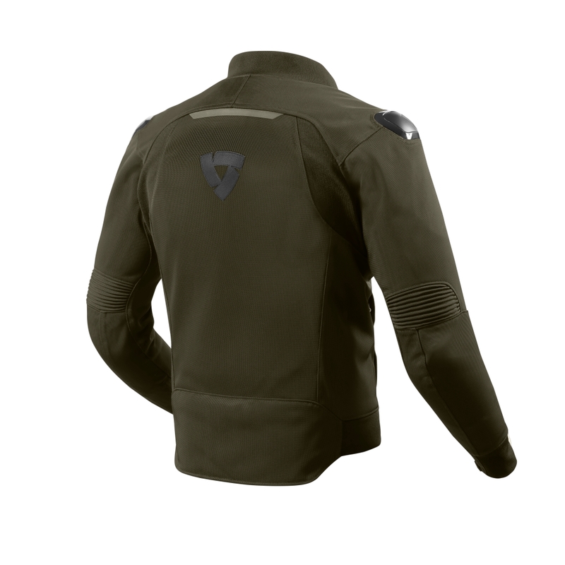 Revit Traction Schwarz-Dunkelgrün Motorradjacke Ausverkauf