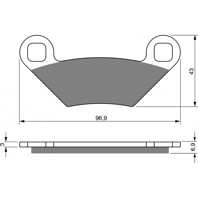 Bremsbeläge GOLDFREN K5